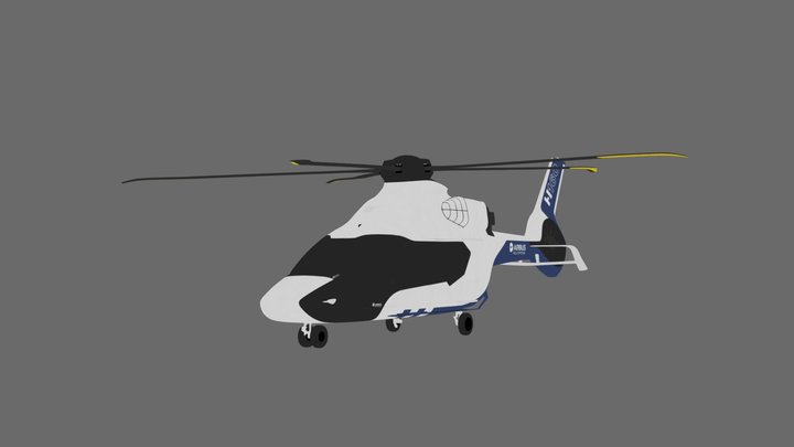 Airbus Helicopter H160 2022 3D model_zip 3D Model