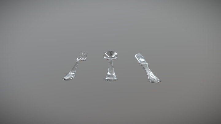 Silverware Set 3D Model