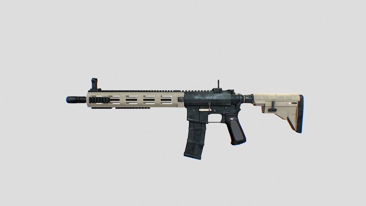 Colt M4A1 (Call of Duty Modern Warfare 2 2022) 3D Model