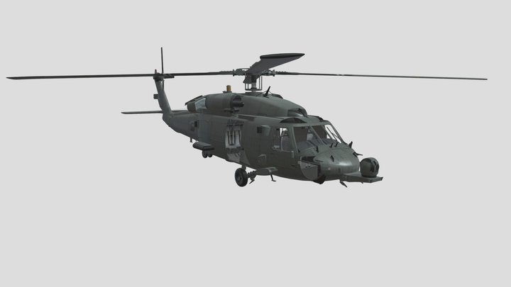 SH-60B_ Seahawk_ Helicopter 3D Model