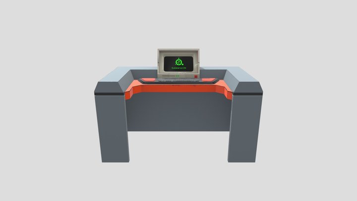 Cool Office Computer! 3D Model