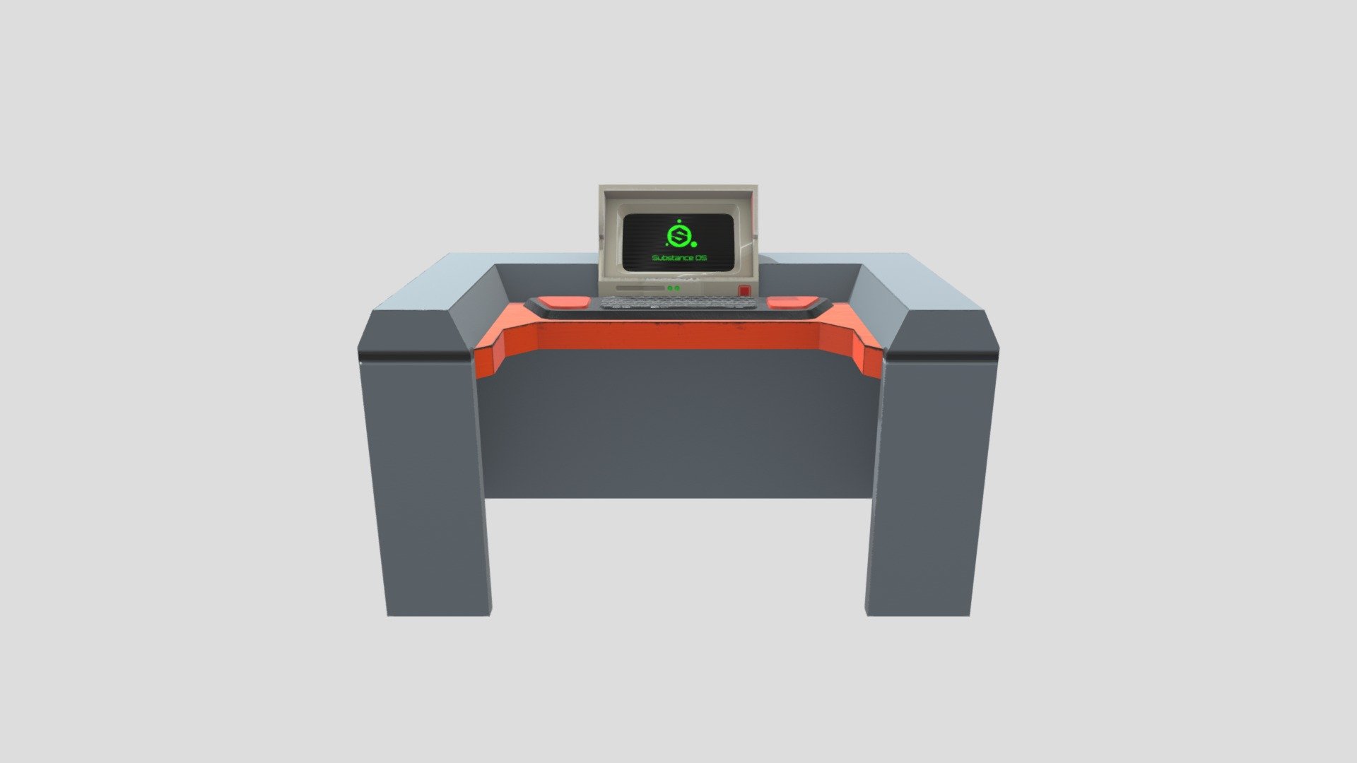Cool Office Computer! - Download Free 3D model by ...