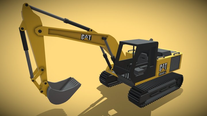 Excavator - MINECRAFT 3D Model
