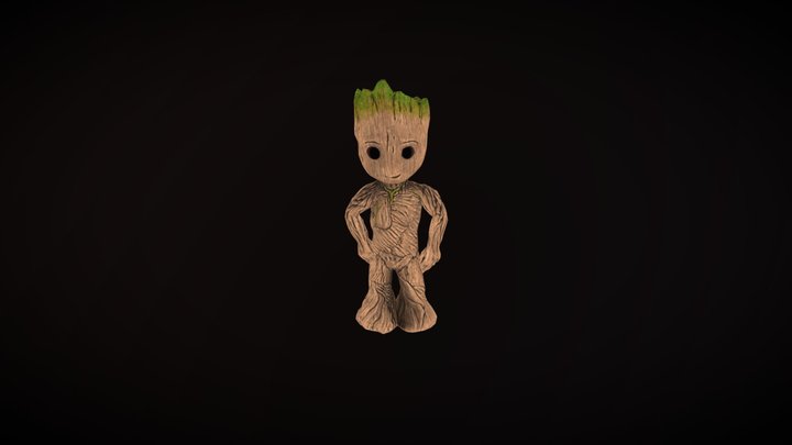 Groot dancing 3D Model