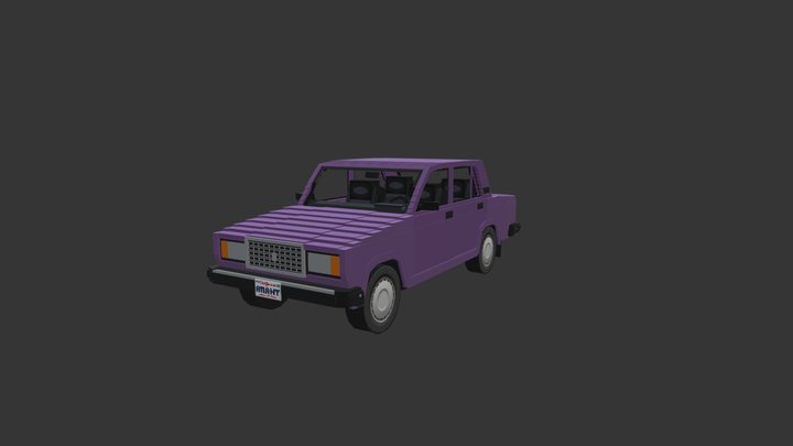 Lada 2107 by_Dok 3D Model