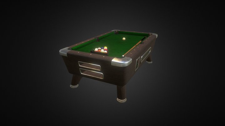 Billiard Table 3D Model