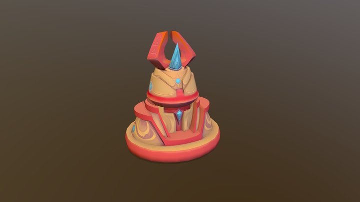 Desert Shrine 3D Model