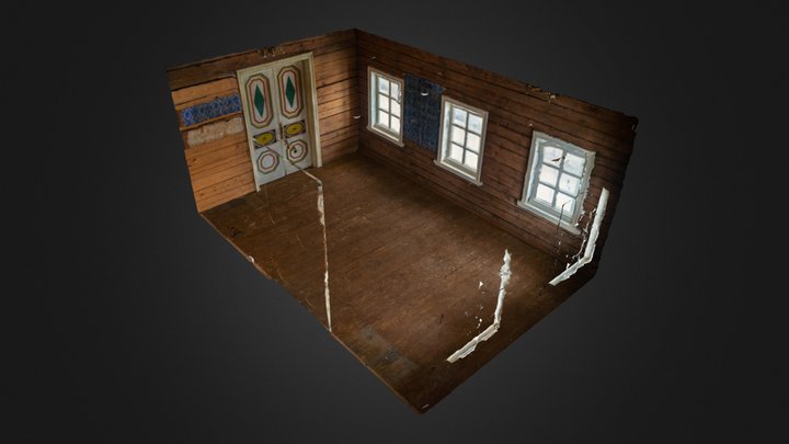 The living room in the Kopylov's house 3D Model