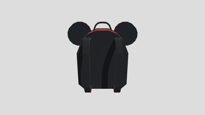Mickey Mouse Backpack 3D Model