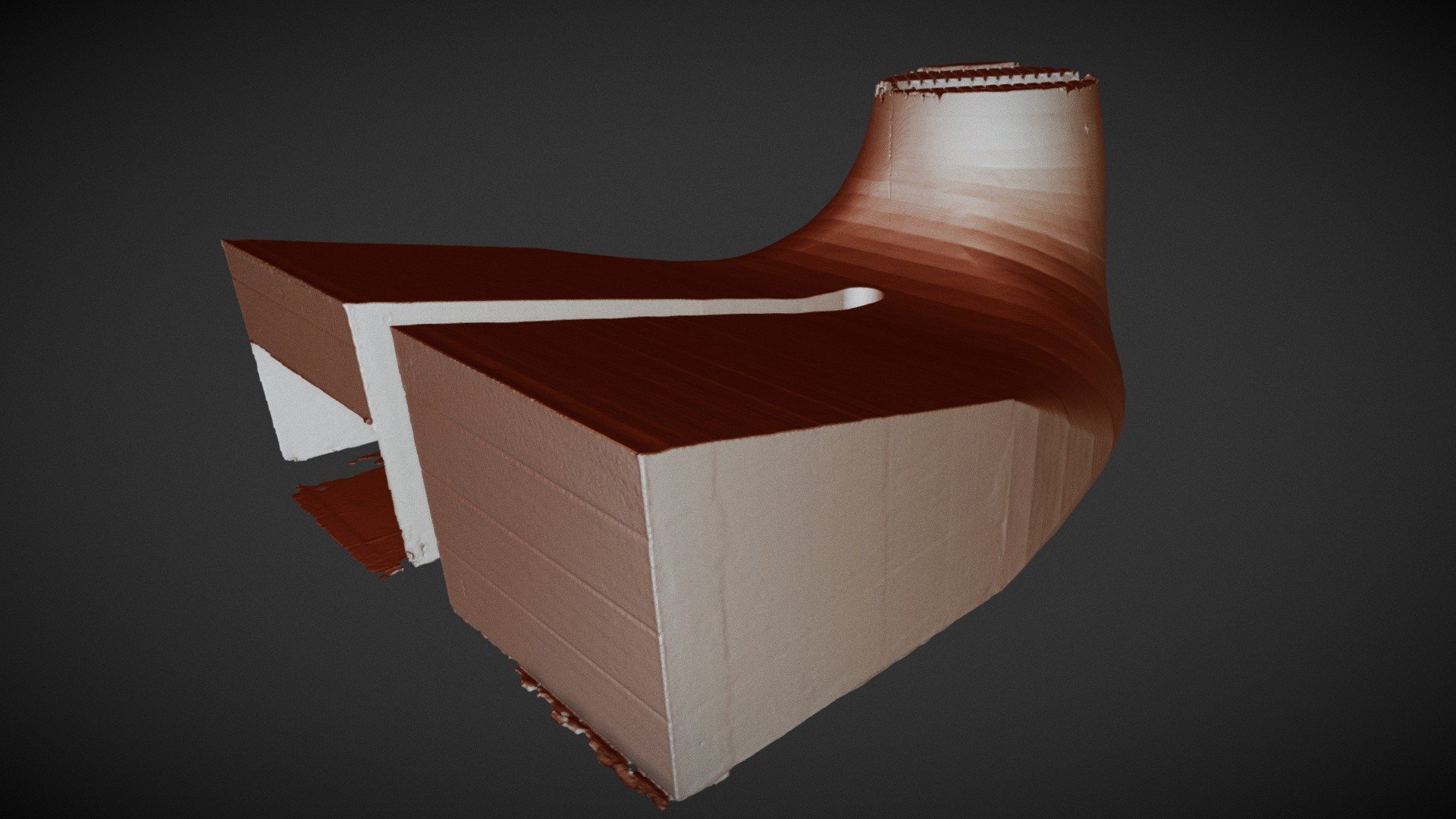 Laser Scan 3D - DUTO DE SUCÇÃO (Malha/Mesh)