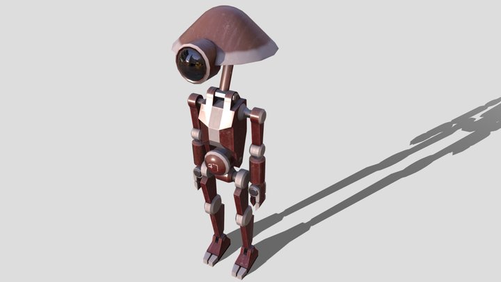 Pit Droid DUM 3D Model