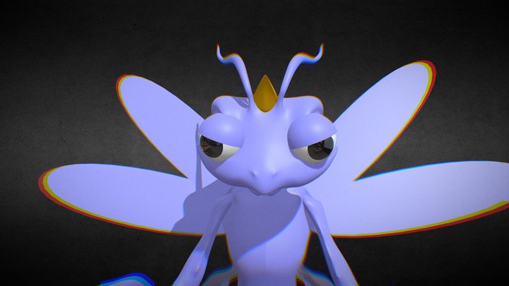 Miss Luna - Buggy Huggy Banban 3 3D Model