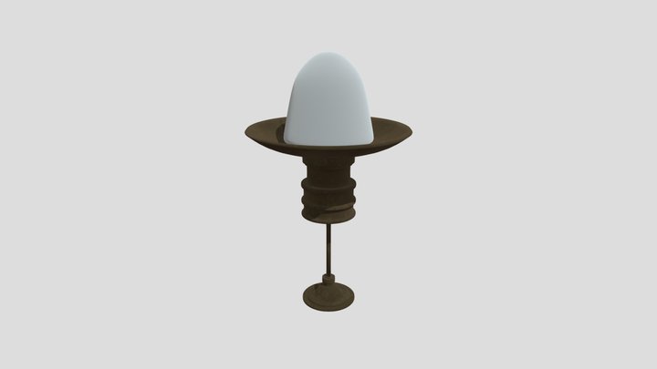 Bulbous Umbrella Pendant Light