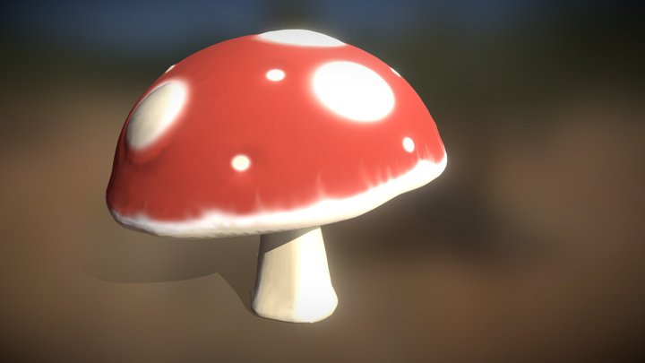 Dancing Mushroom 3D Model