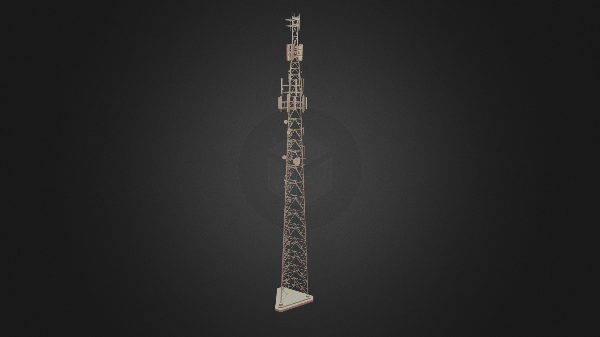 Ku-ring-gai lattice Tower - CAD model