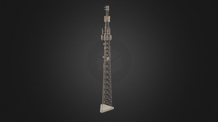 Ku-ring-gai lattice Tower - CAD model 3D Model