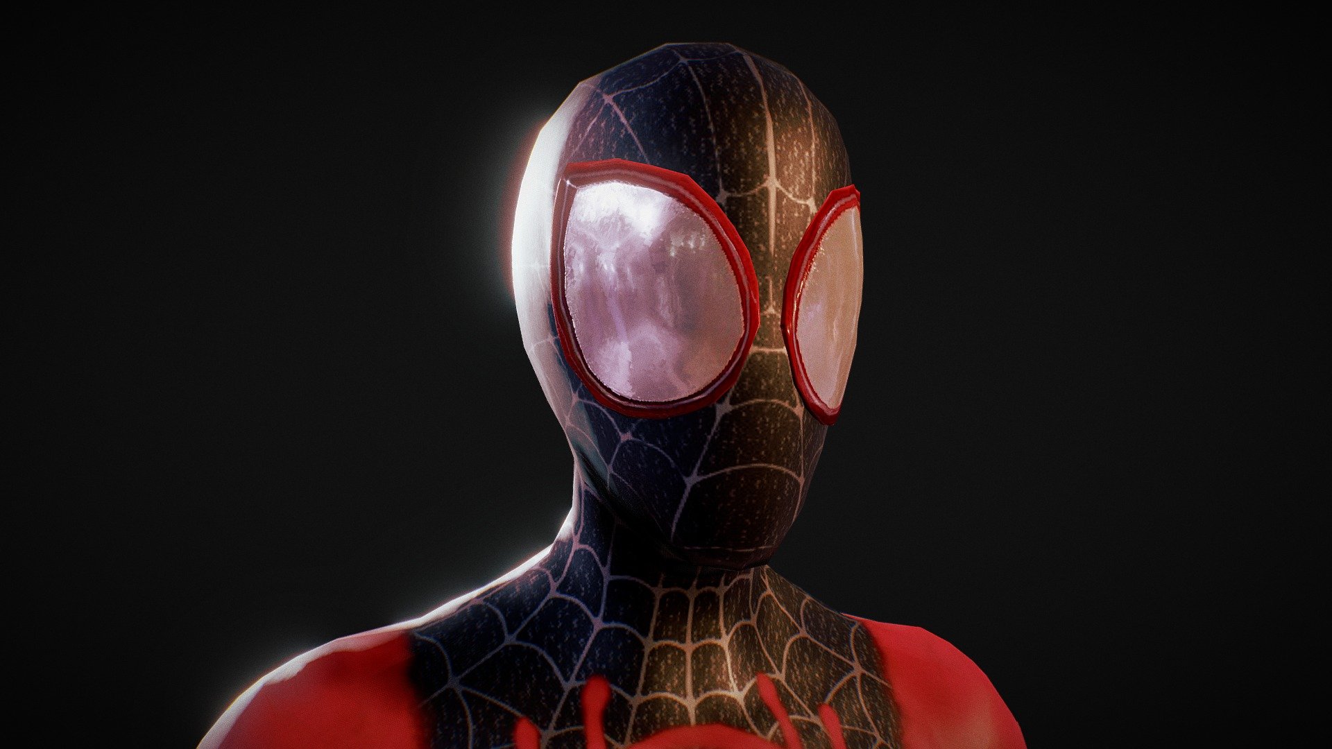 Miles Morales - Blender Cycles with Rig - Download Free 3D model by ...