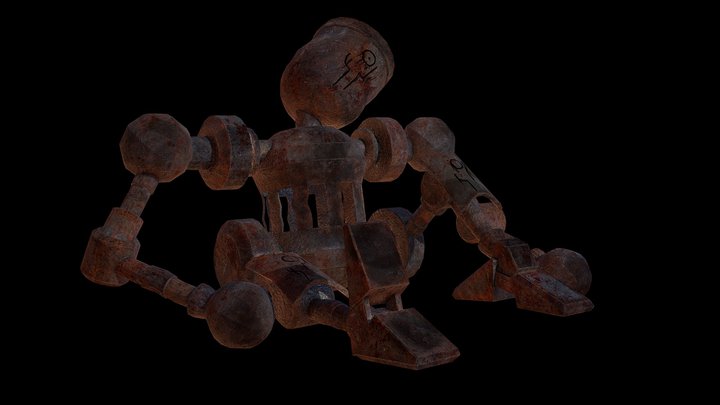Forgotten Gearlix Warden 3D Model