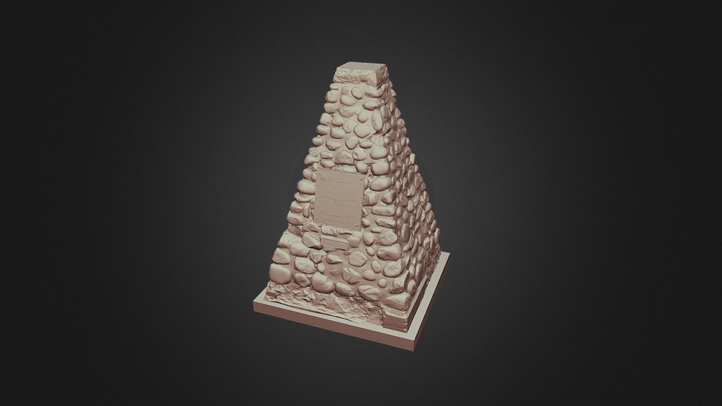 King Mountain Cairn STL for 3D Print