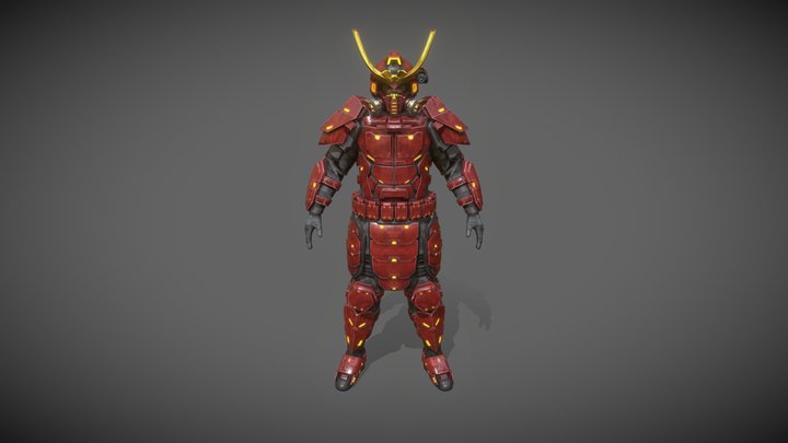 IW Character - Samurai 3D Model