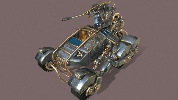 Vigilante Car 3D Model