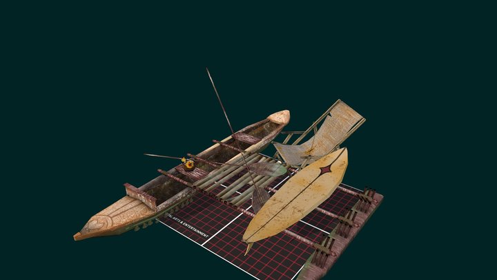 DAE 5 Finished props - By the ocean 3D Model