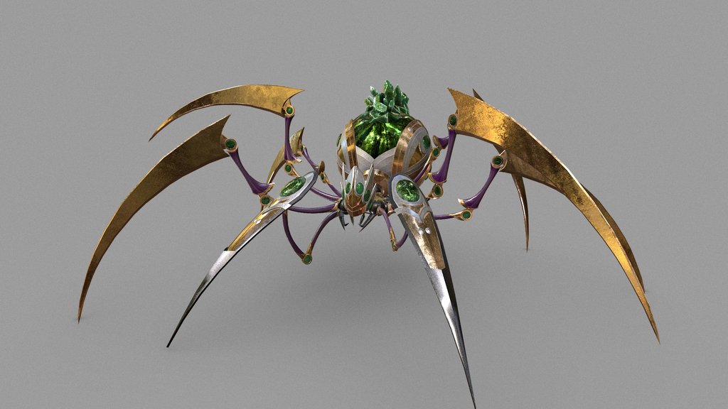 Crystal spider