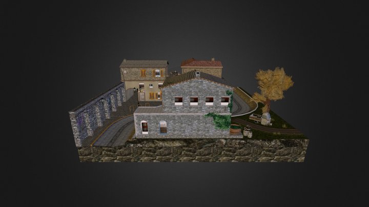 City_Scene_Stenz_Lannoo 3D Model