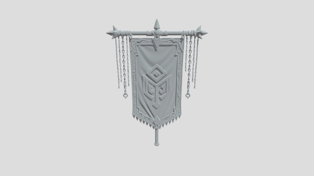Azure Banner of the Golden Sigil