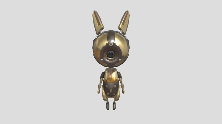 Bot Bunny 3D Model