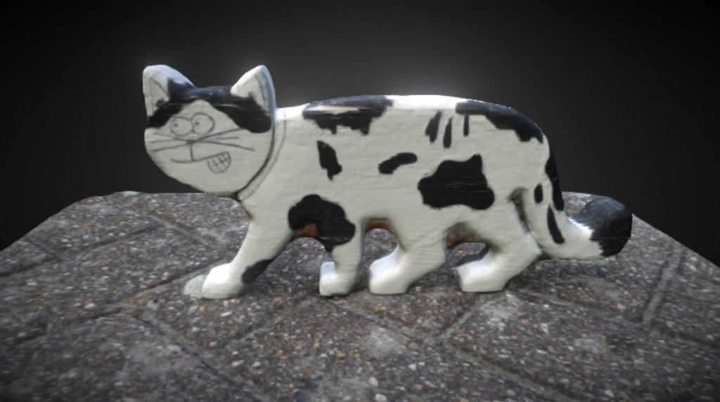 Wooden Cat