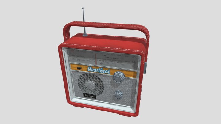 Heartbeat Radio 3D Model