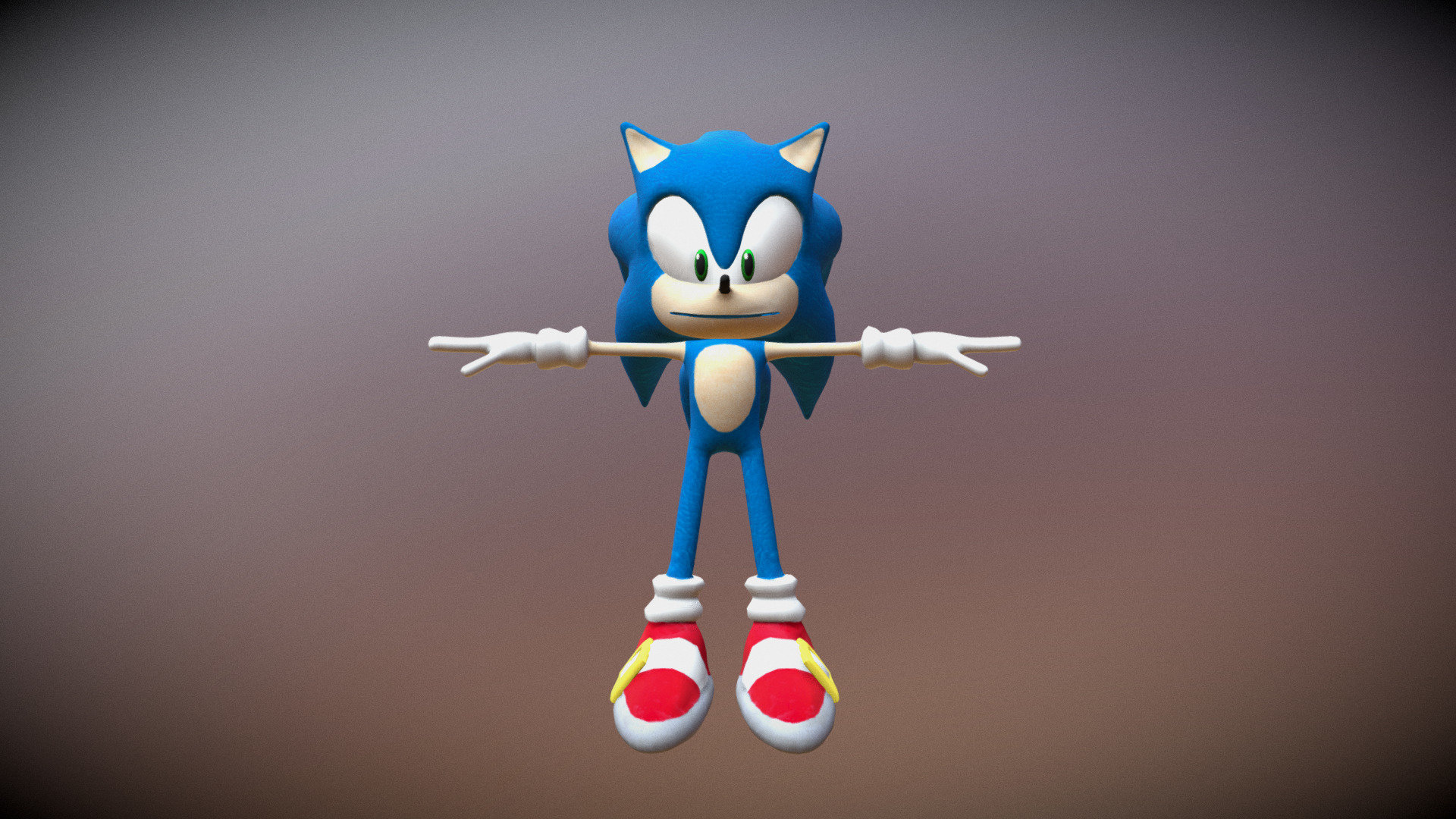Sonic The Hedgehog - 3D model by Ryansg [5d86af4] - Sketchfab