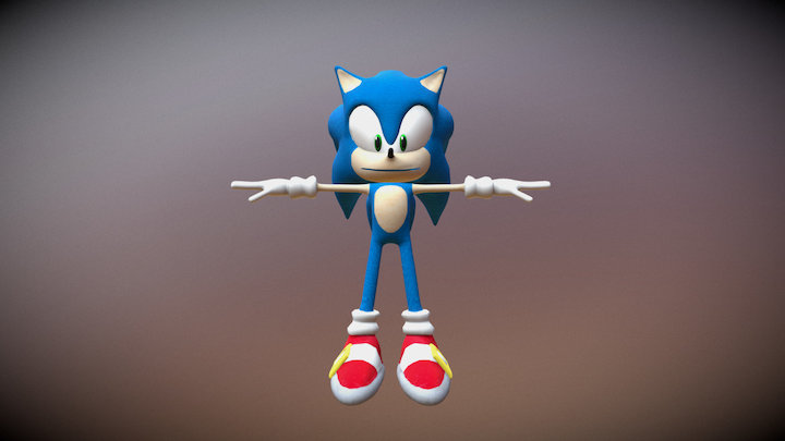 Sonic The Hedgehog 3D Model