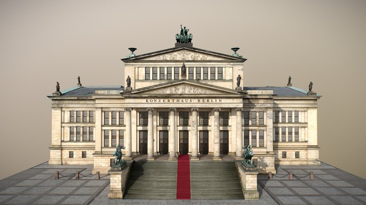 Konzerthaus Berlin [VR ready] 3D Model