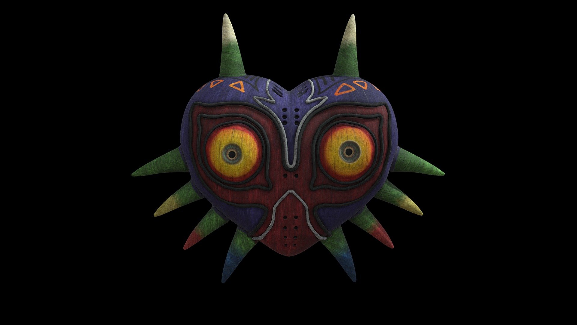 Majora's Mask - 3D model by threedwiz [5d8818f] - Sketchfab