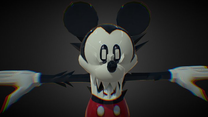 Hijacked Mickey 3D Model