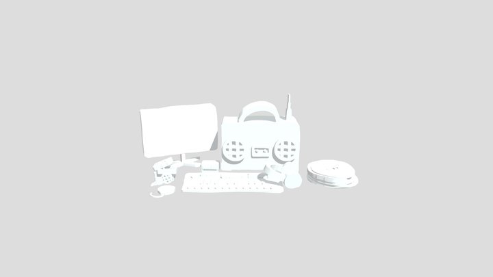 Scribble Recording Studio 3D Model