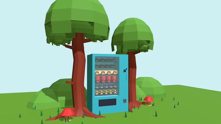 Vending Machine 3D Model
