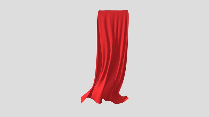Superman Cape 3D Model