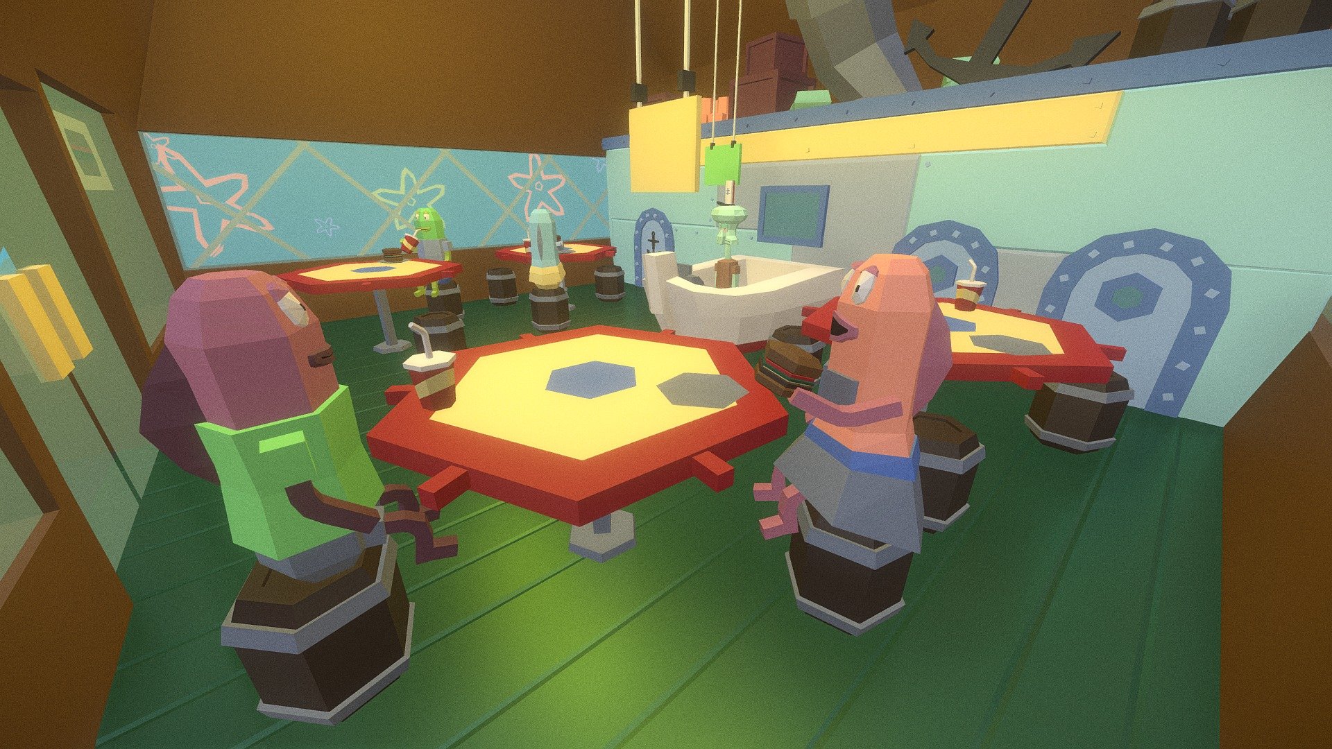 Krabby Patty [Challenge] - 3D model by James Truhlar (@mdcrtv) [5d8b776 ...