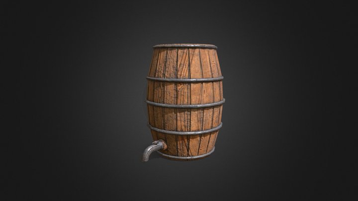 Barrel 3D Model