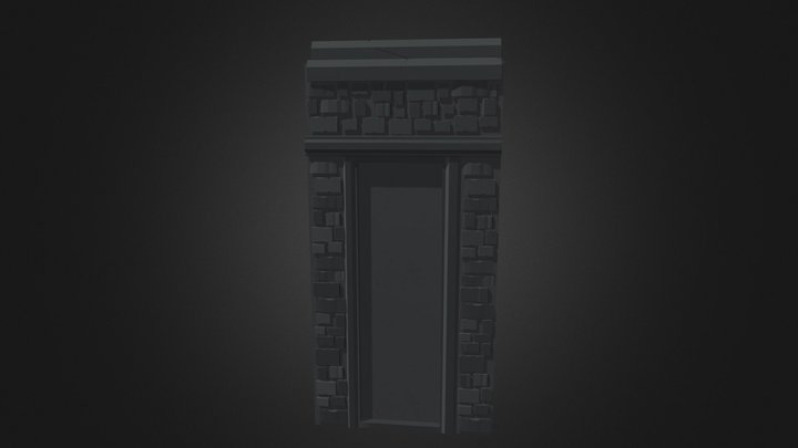 Elemental dungeon basic wall 3D Model