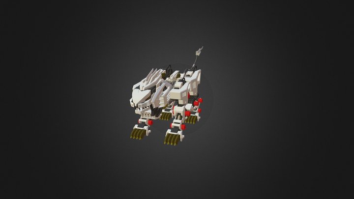 Liger Zero Zoids 3D Model