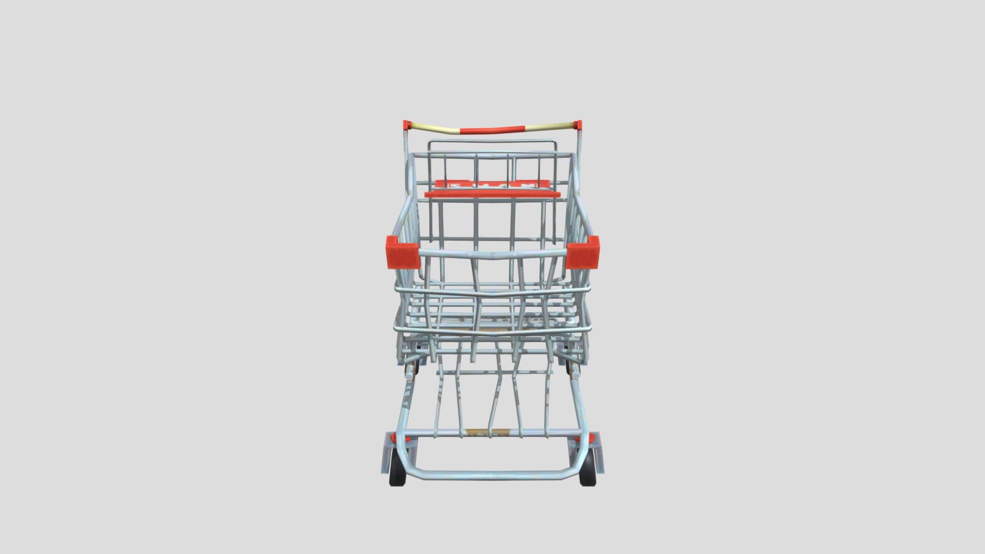 Shopping Cart Model Download Free 3D model by WaffleModder