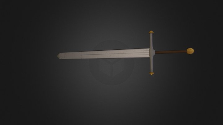 Greatsword Ice 3D Model