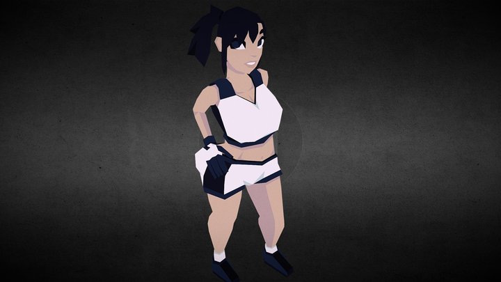 Jogger Girl 3D Model