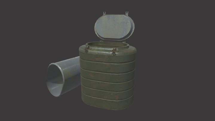 Thermos TVN-12 (ТВН-12) – Free 3D Model STL
