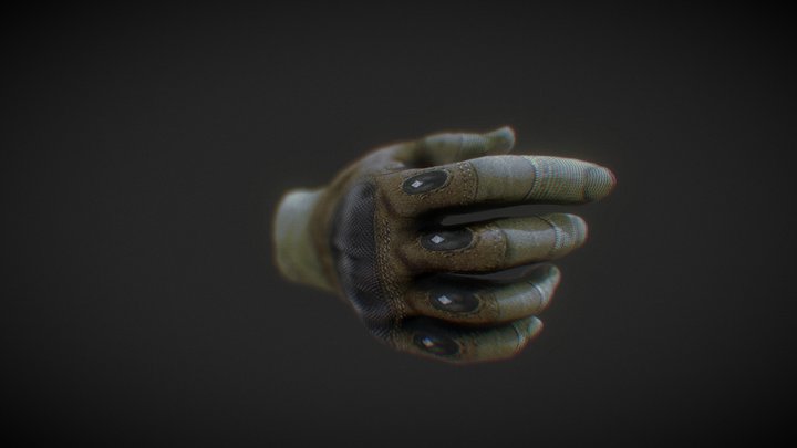 VR Hand Glove 3D Model