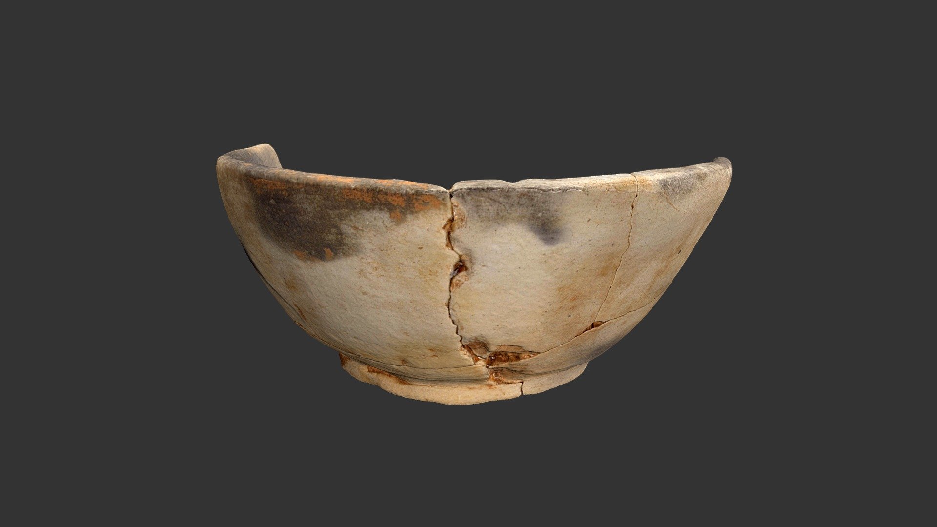 Catawba Earthenware Bowl (2554p1243)